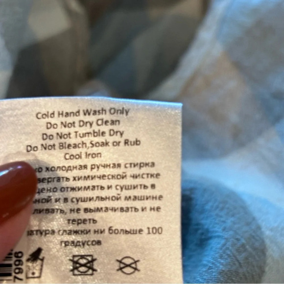 Atoir The Vision Dress in Air Force Blue Check, size 6, Contemporary Chic Retro - Picture 13 of 16